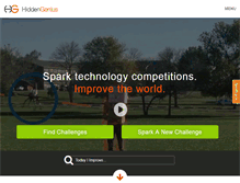 Tablet Screenshot of hiddengenius.com